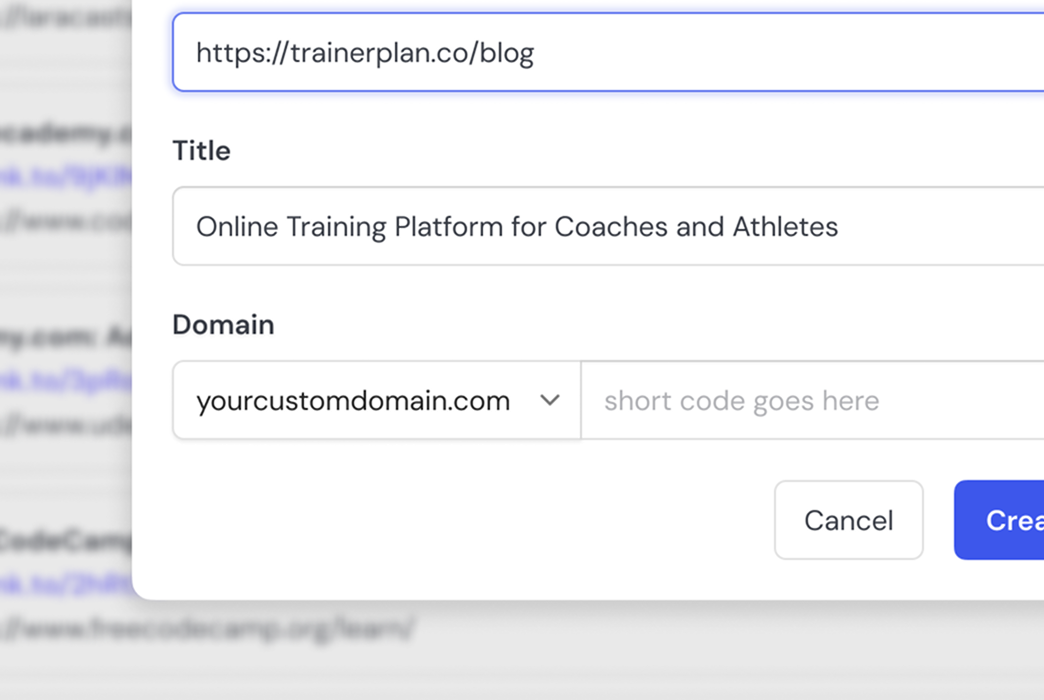 Custom domains feature