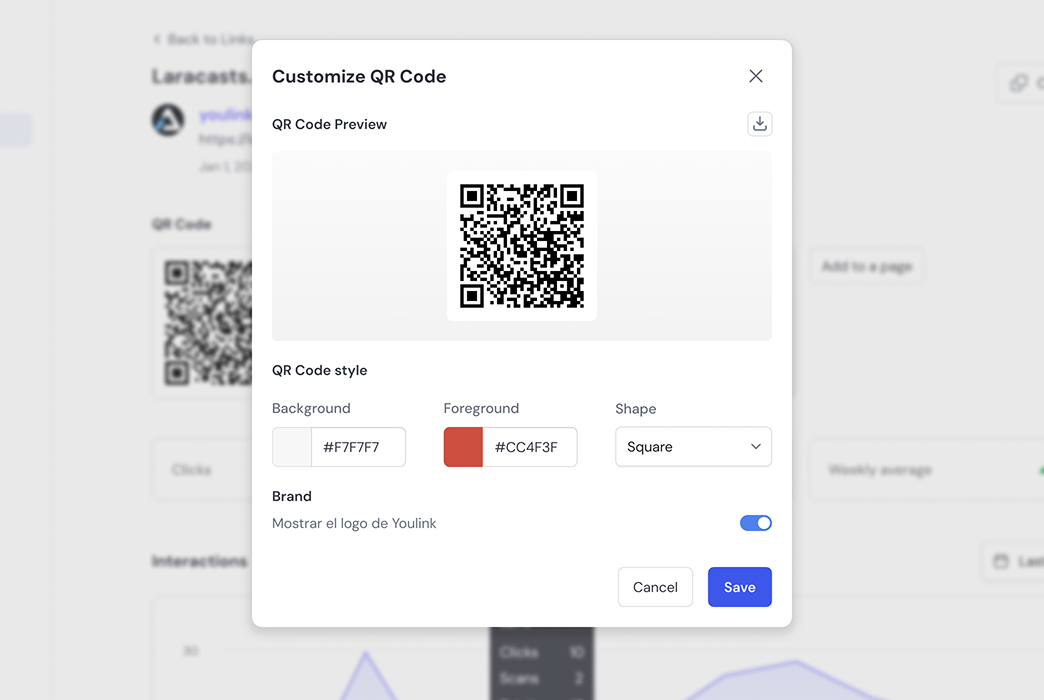 QR feature